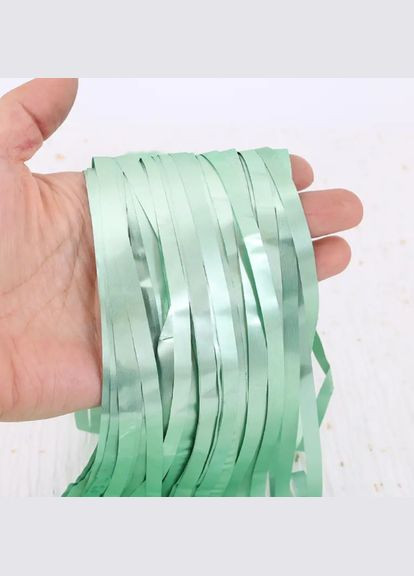 Дождик для фотозоны матовый украшение 245 см на 92 см зеленый Jannet Дощик (316580294)