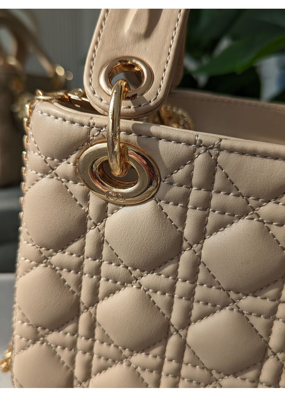 Жіноча сумка Леді міні бежевий No Brand (369935273)