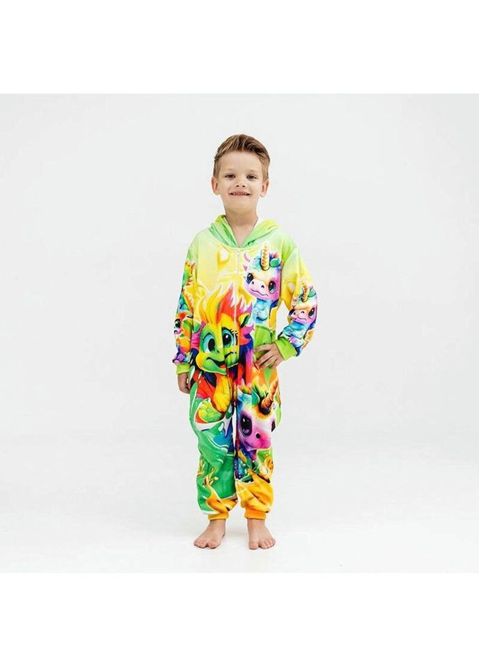 Кігурумі дитяче 3D Яскраві Дракончики 4026, 1, 140 17495 140, см FlexDress (324623661)