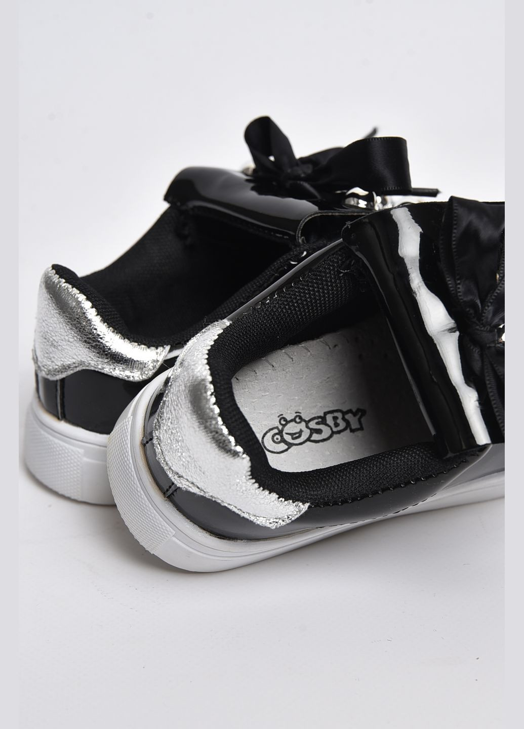Черные демисезонные кроссовки детские черного цвета Let's Shop