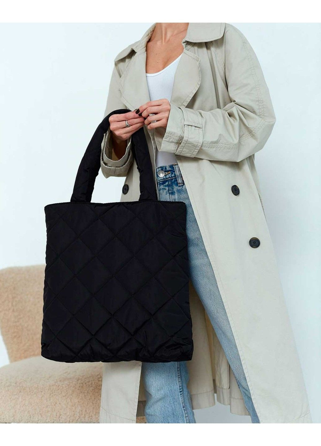 Женская сумка «Мила» кубики черная WeLassie (315688677)