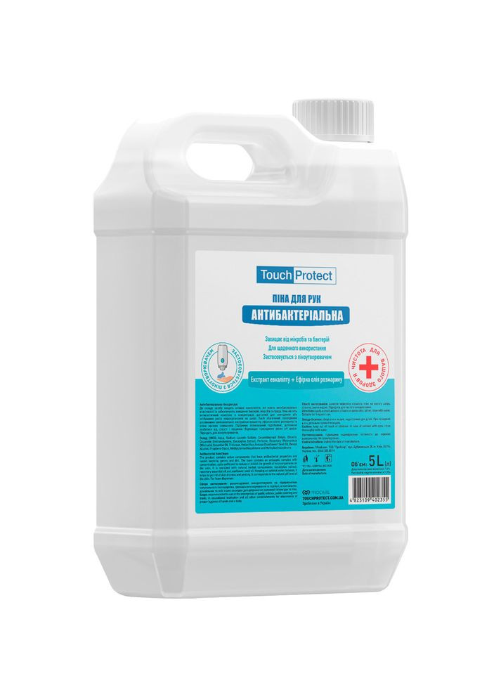 Мыло-пена для рук антибактериальную 5 л (467849) Touch Protect (323131780)