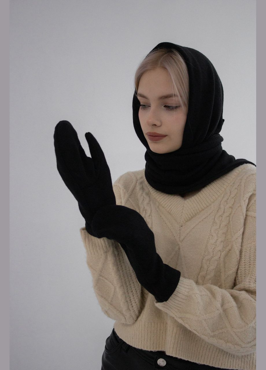 Комплект косинка та рукавиці зимовий теплий D.Hats (286845807)