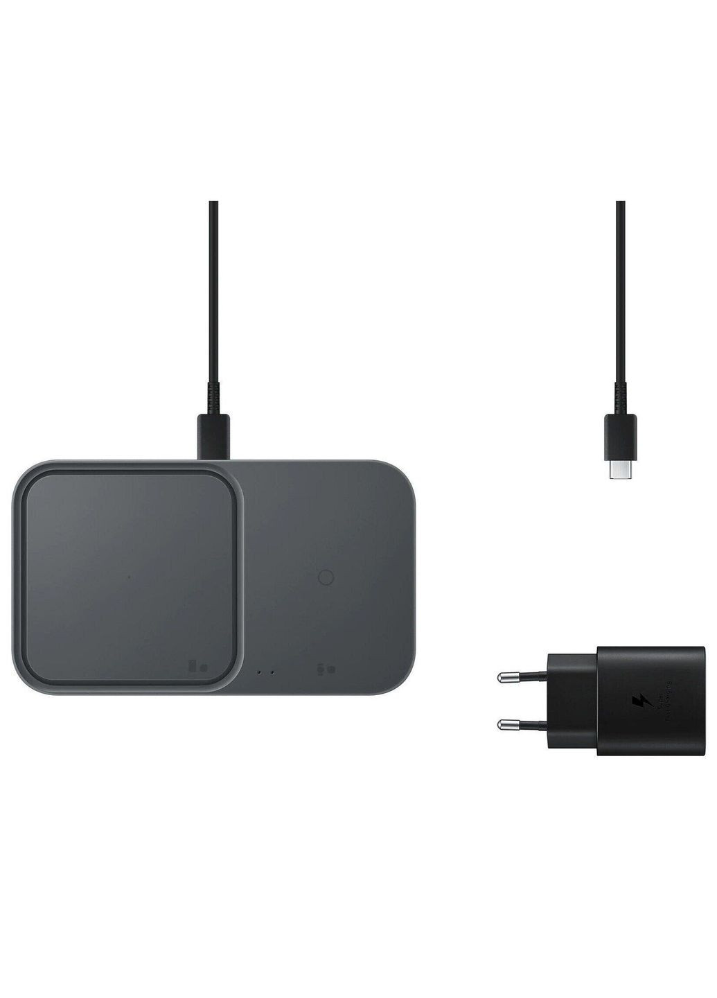 Беспроводное зарядное устройство с блоком питания EP-P5400 Wireless Charger Duo 15W Black (EP-P5400TBRGRU) Samsung (365748305)