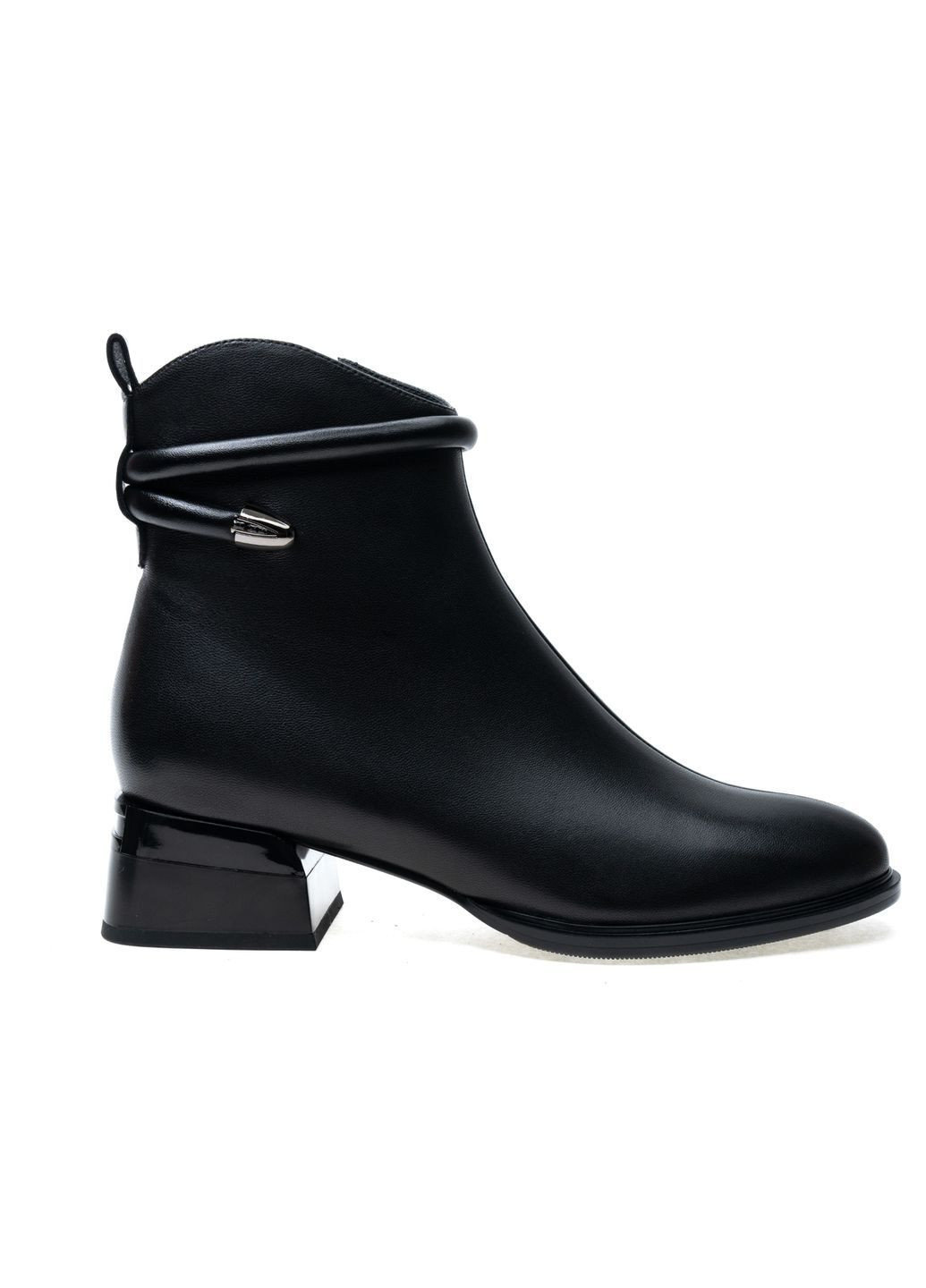 Черные демисезонная ботильоны 01488 черные Lady Marcia