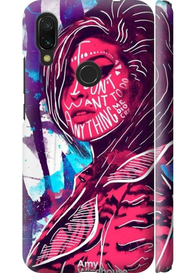 3D пластиковый матовый чехол 'Эми' для Endorphone Xiaomi Redmi 7 (278056083)