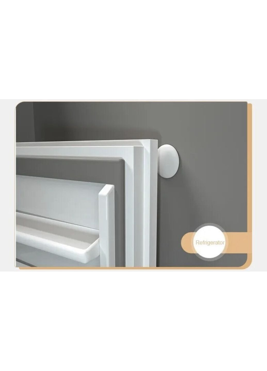 Відбійник обмежувач від удару силіконовий самоклеючий Круглий 1 штука Сірий OlaN (362207068)