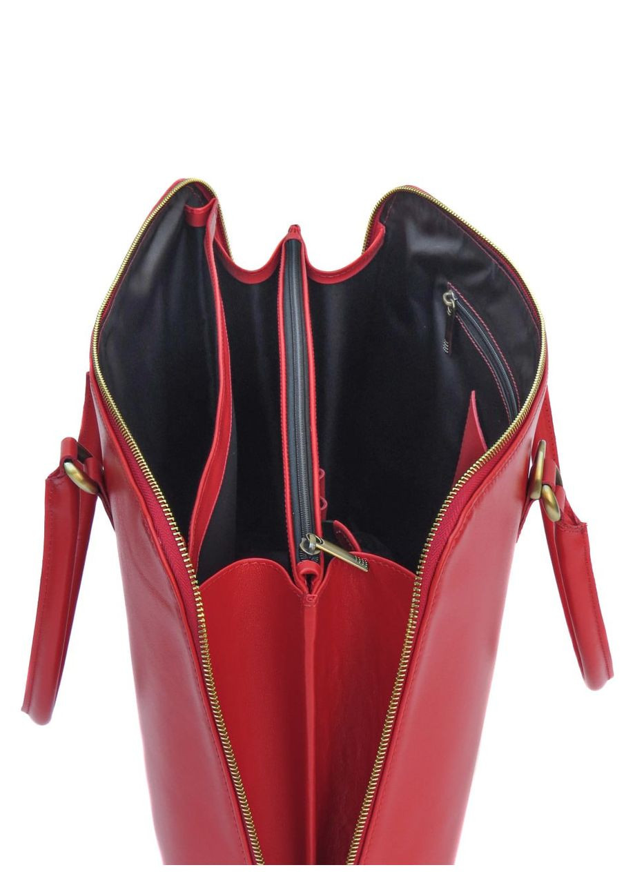 Женская деловая сумка из кожи на 15.6 дюймов N2022R (Красная) Newery (349442950)