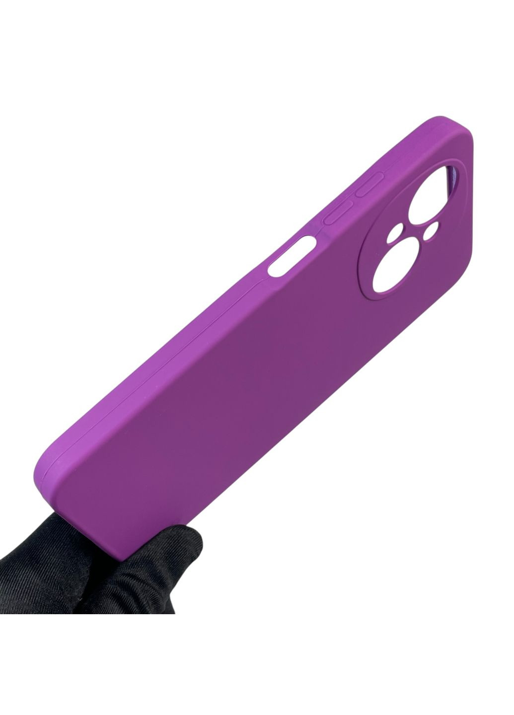 Чохол для Spark Go 2025 (KL4) силіконовий з мікрофіброю нековзний на техно спарк го 2025 фіолетовий Tecno (366390406)