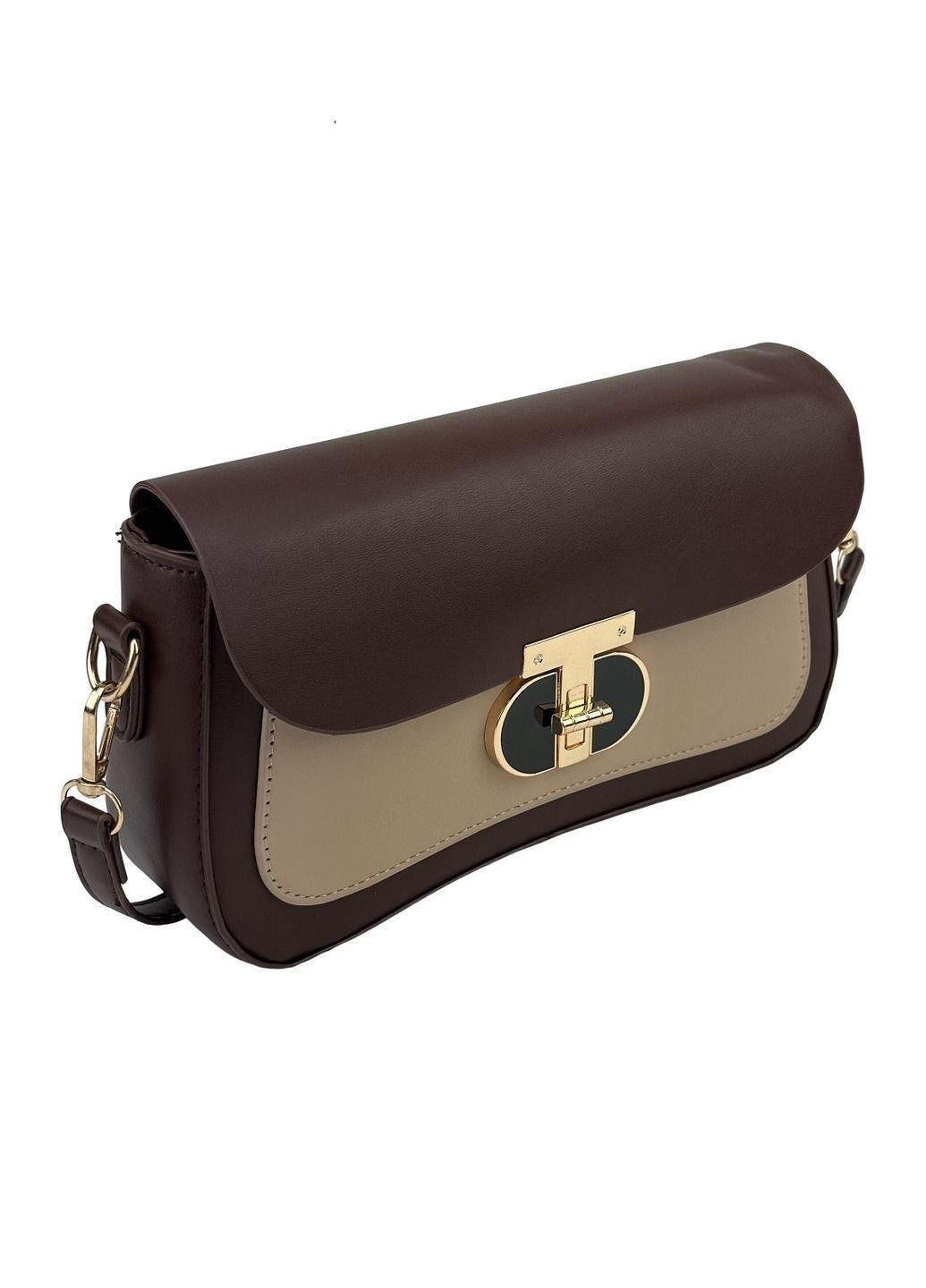 Жіноча сумка кросбоді через плече з екошкіри з клапаном RoyalBag P2-1601 (331879772)