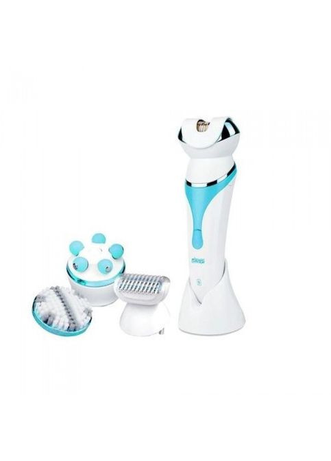 Жіночий епілятор масажер багатофункціональний 4 в 1 на акумуляторі 80012 Блакитний DSP (335835301)
