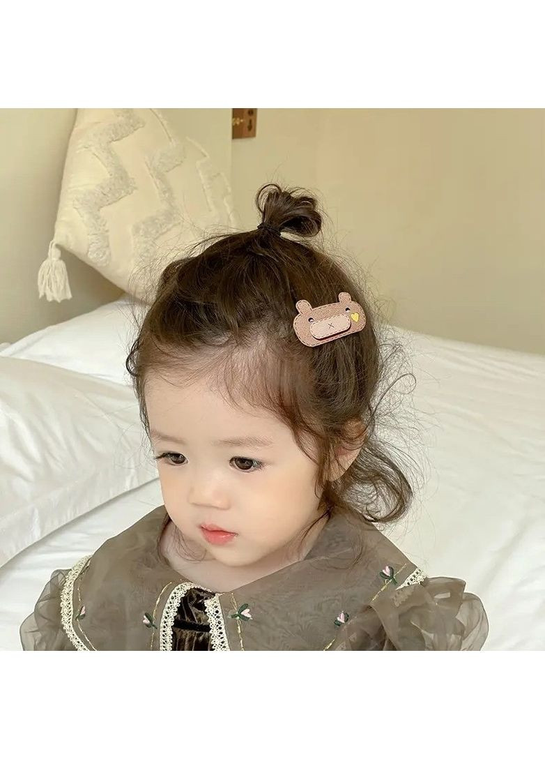 Набор детских шпилек Kawaii 4 шт Polka Dot Coffee No Brand (366304364)