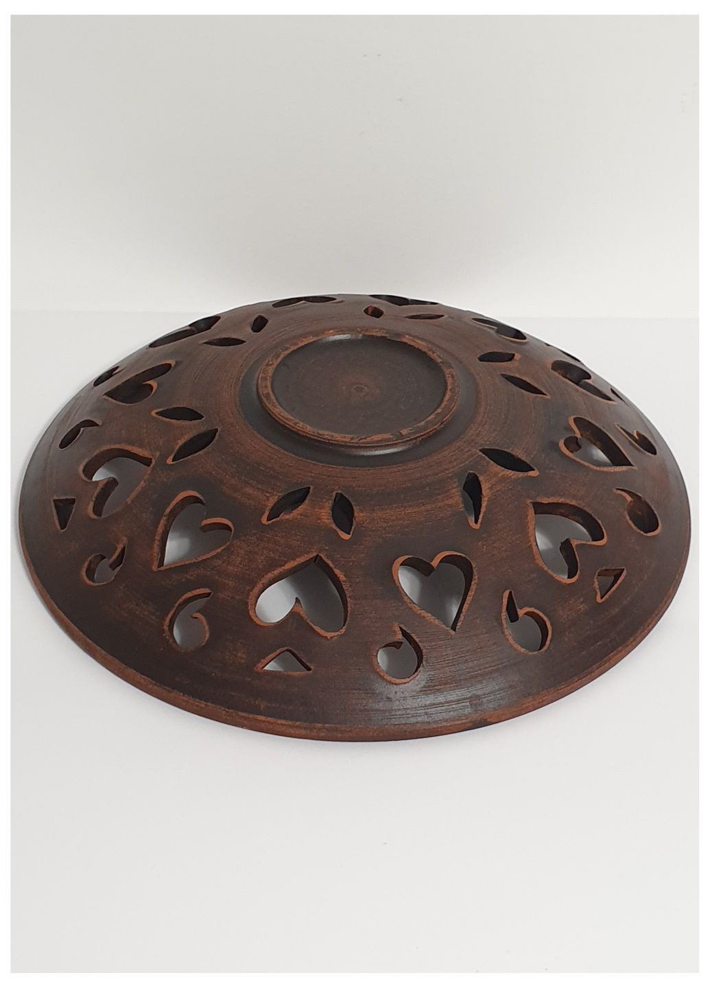 Конфетница 26 см., из красной глины No Brand (330028278)