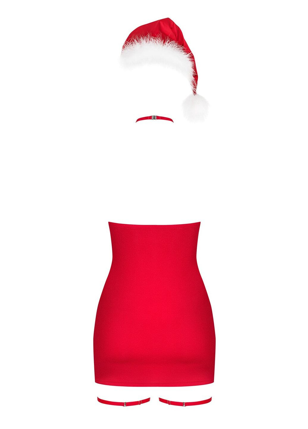 Сорочка Kissmas chemise red Obsessive (314507858)