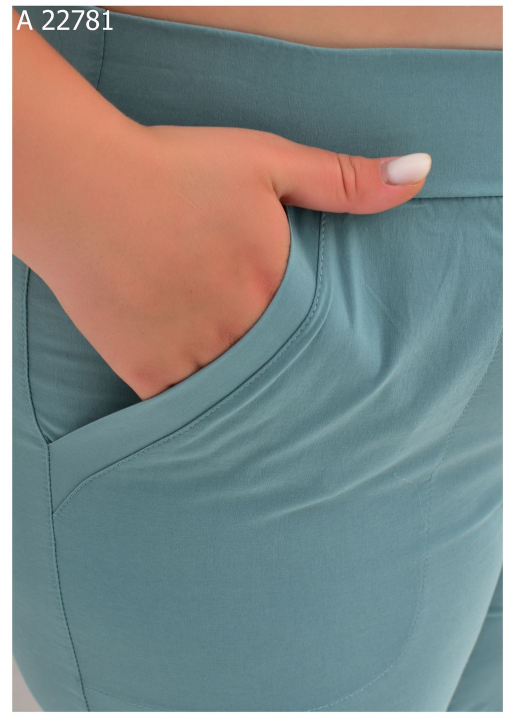 Жіночі літні штани великого розміру SK (329305889)