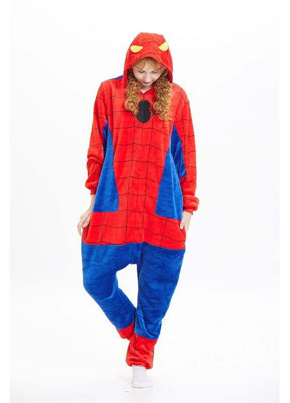 Піжама кігурумі Людина павук на блискавці S (145-155 см) Jamboo (369669386)