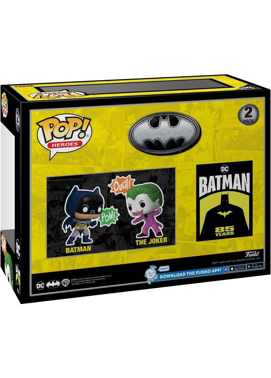 Фігурки Фанко Поп Фанко Бетмен і Джокер Pop! Batman and Joker 82125 Funko (372012215)