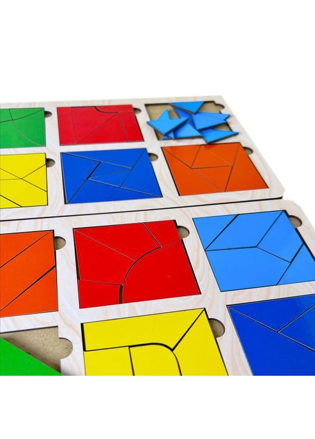 Розвиваючі дитячі Квадрати Нікітіна (ПСД207) PSD207, 3 рівень Ubumblebees (317348334)