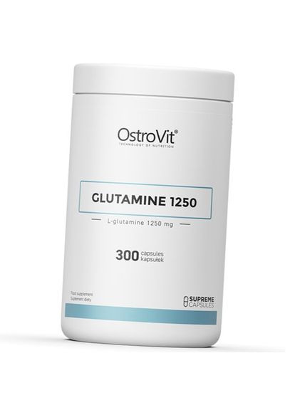LГлютамин, Glutamine 1250, 300капс (32250005) Ostrovit (293257211)