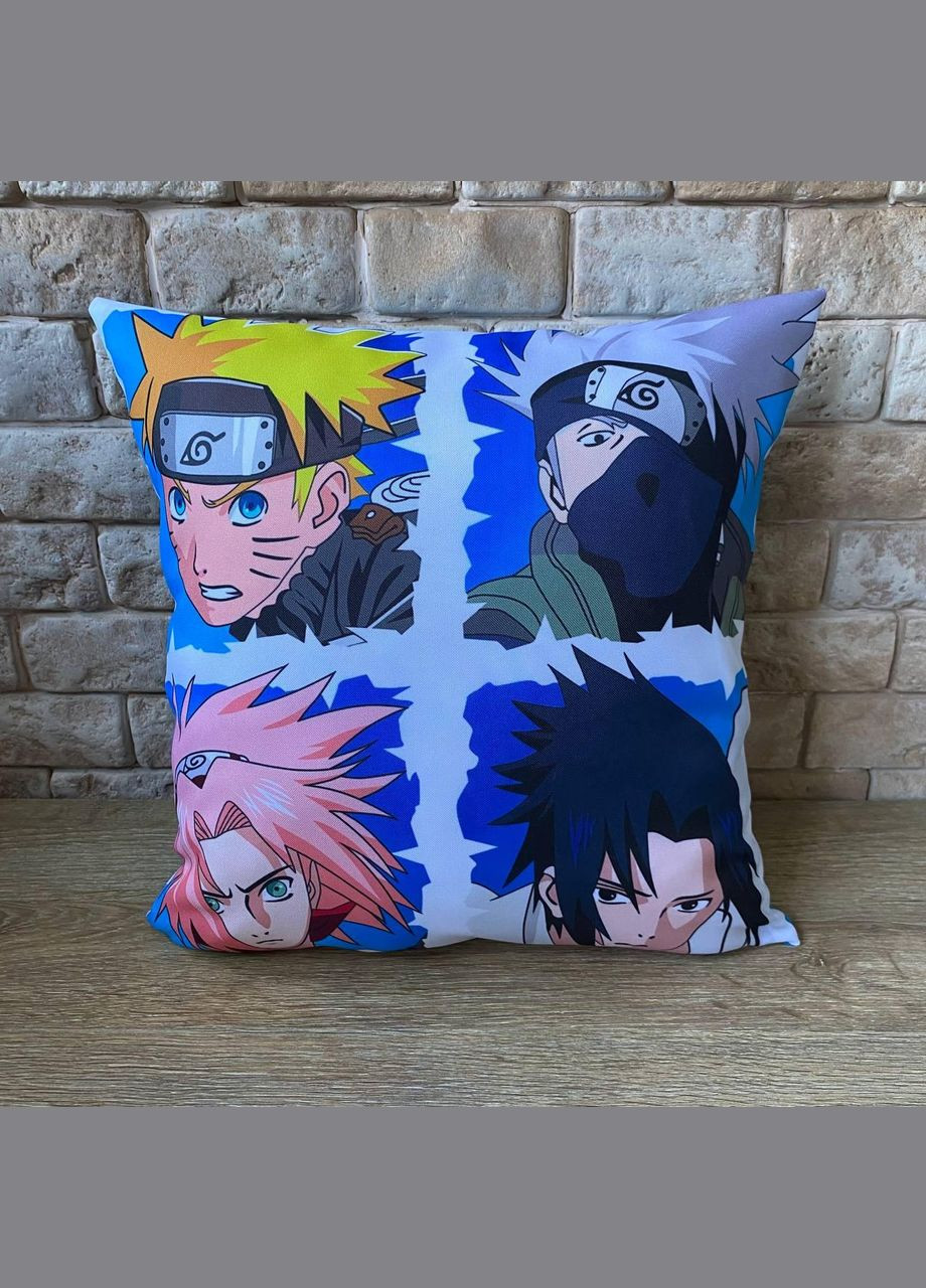 Подушка аніме Наруто 33х33 см -8 No Brand (331905389)