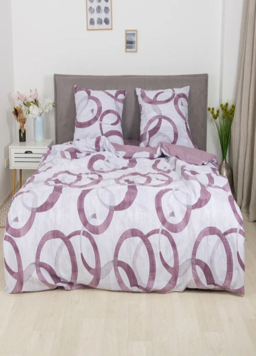 Постільна білизна Вілюта ранфорс двоспальна. Постіль Вілюта двійка. Комплект постільної білизни 2. Постільний комплект. Viluta Постільна білизна (367584106)