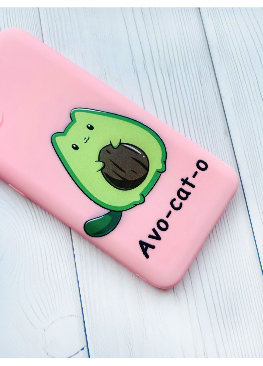 Матовый чехол на Xiaomi Redmi Note 13 Pro 5G Котик Авокадо (принт 306) Creative (355390728)