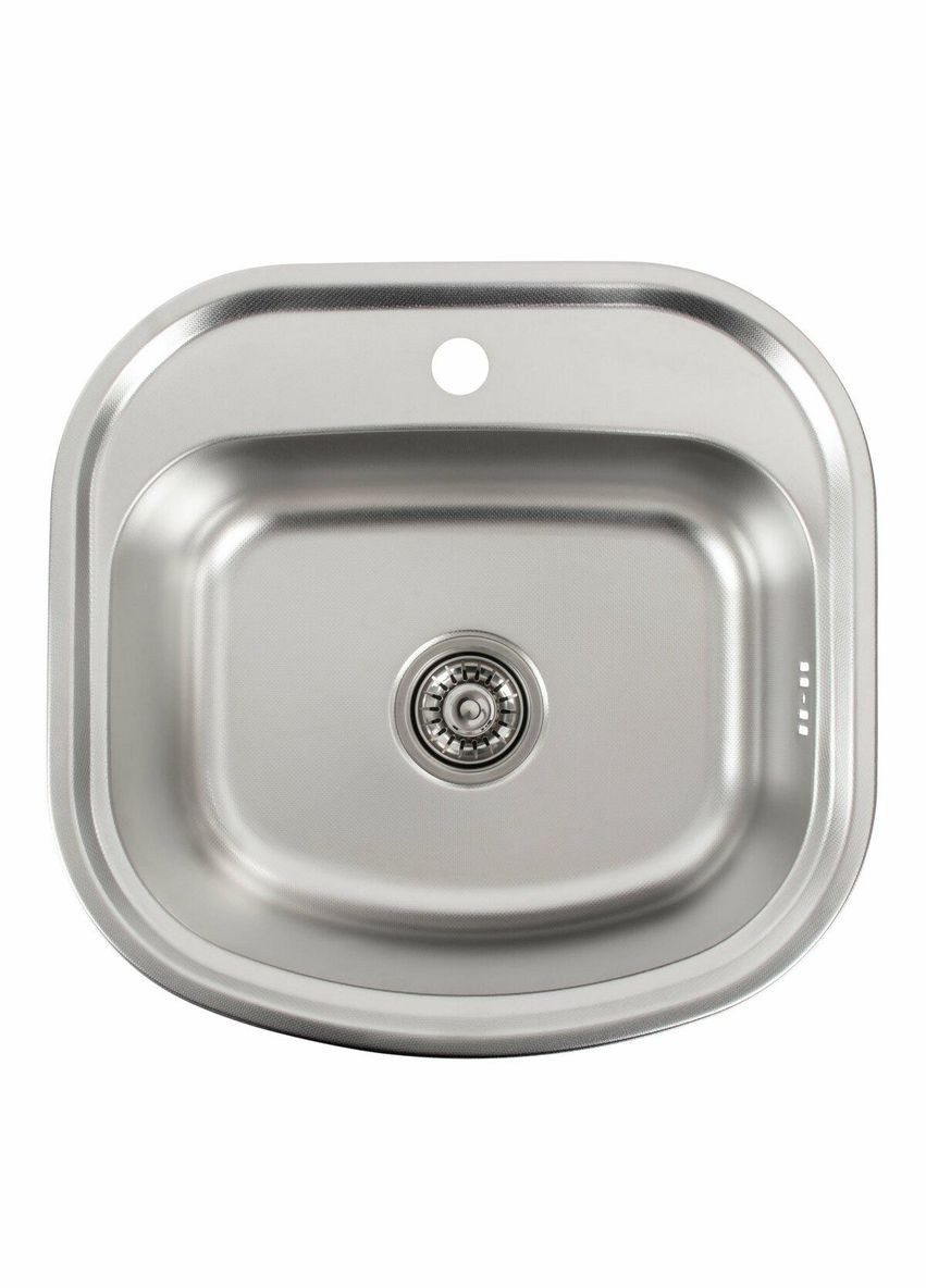 Кухонна мийка з нержавіючої сталі ДЕКОР 4947 (0,8/180 мм) Valeso (342069585)
