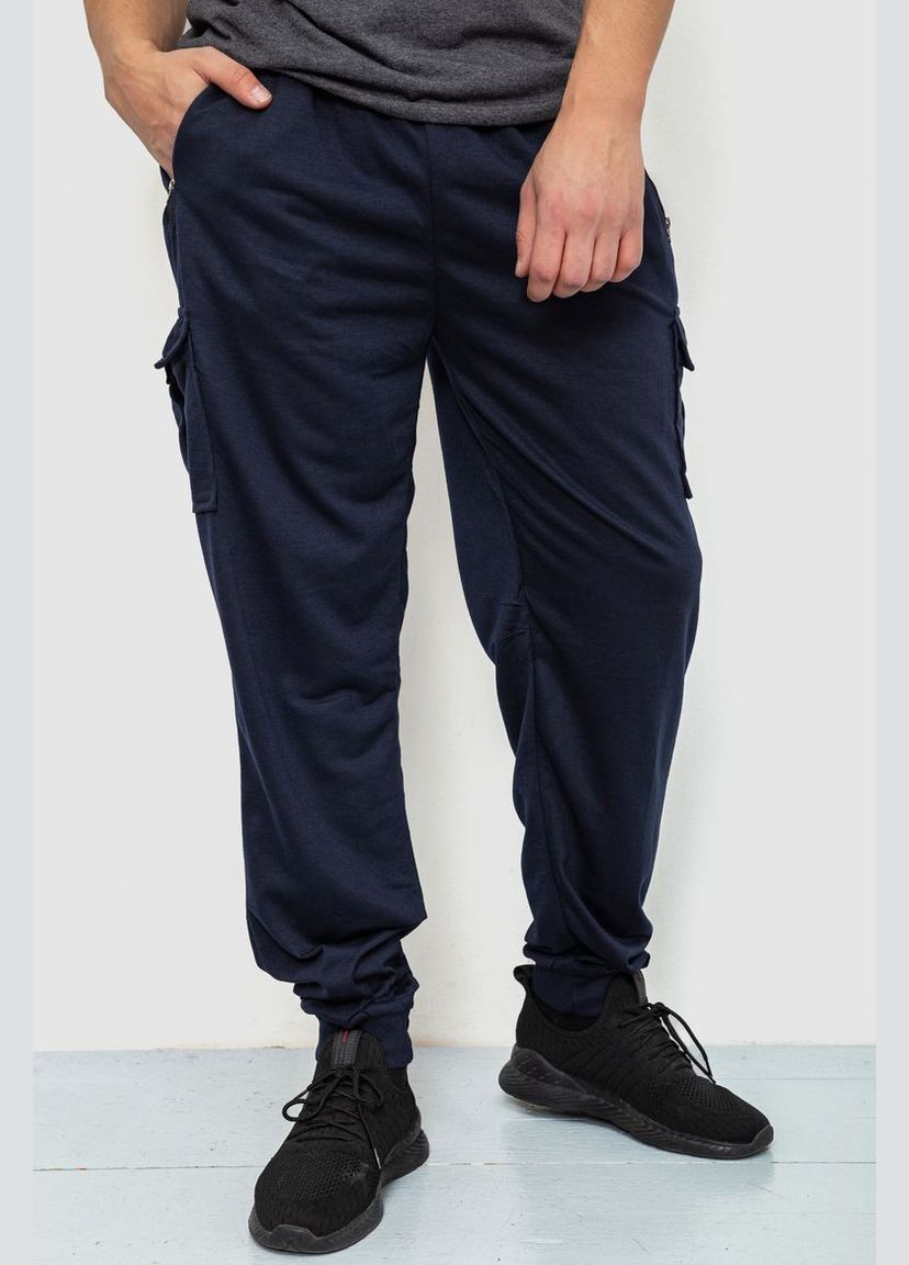Темно-синие спортивные демисезонные брюки Ager