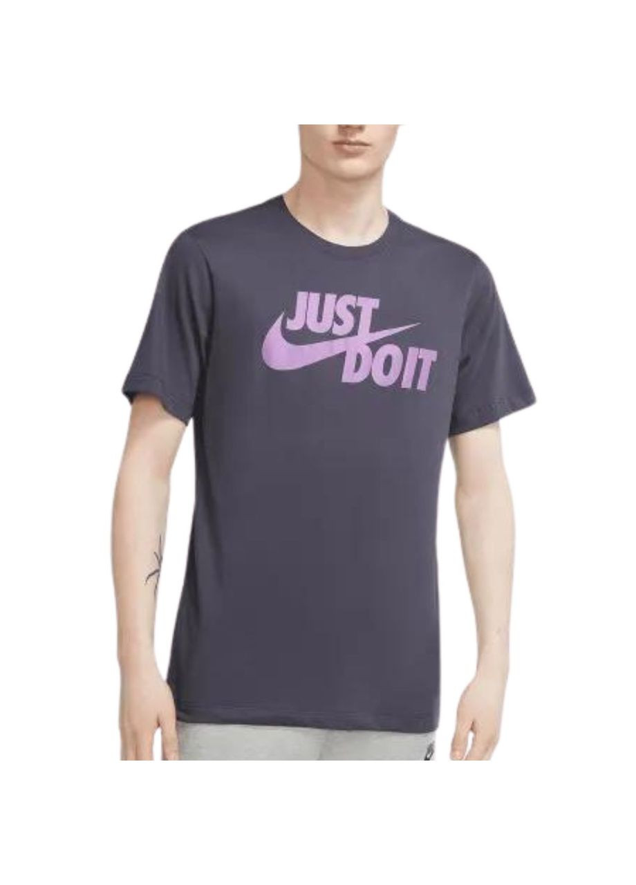 Фіолетова футболка m nw tee just do it swoosh ar5006-015 Nike