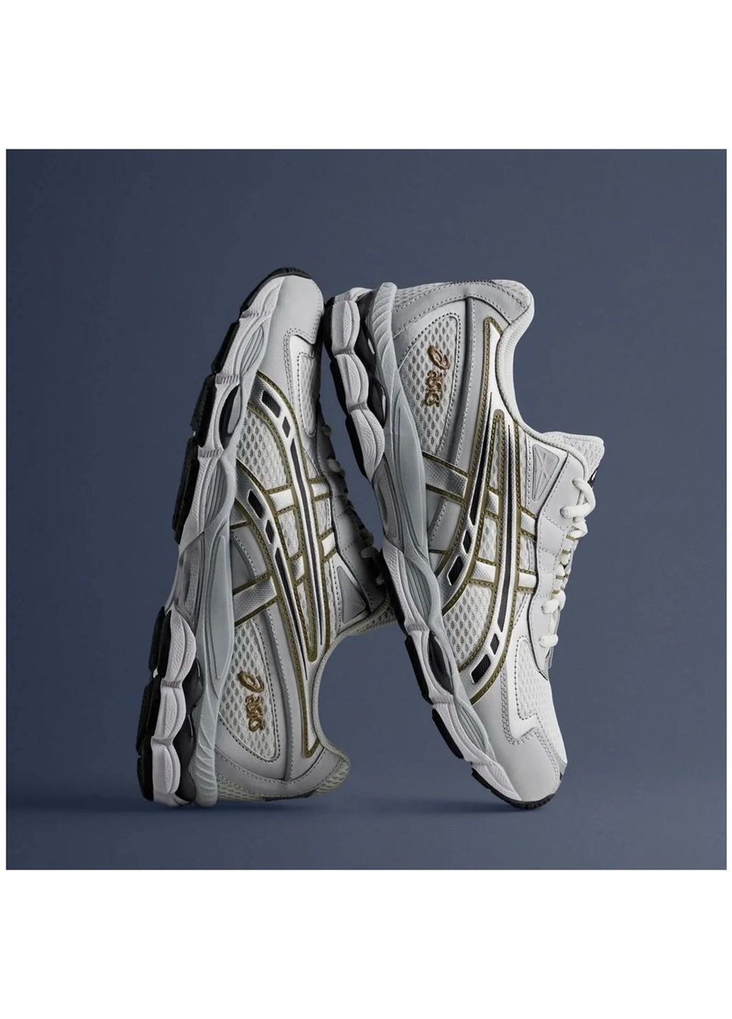 Сірі всесезонні кросівки унісекс gel-nyc 2055 grey 1203a542-100 Asics