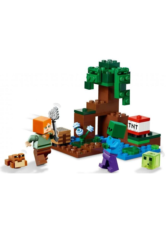 Конструктор Minecraft Пригоди на болоті 65 деталей (21240) Lego (281425675)