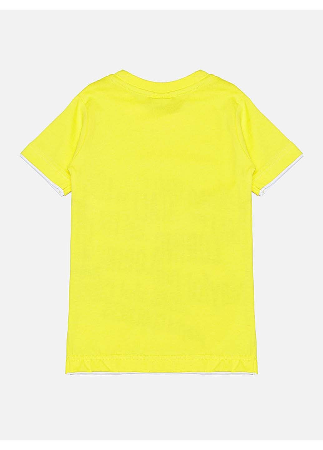 Желтая летняя футболка Joi Kids