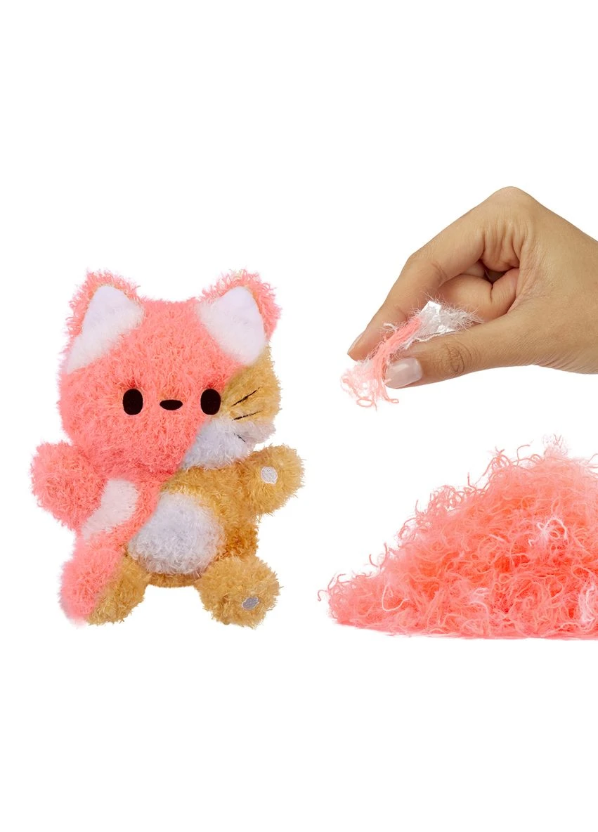 М’яка іграшка-антистрес поліестер 12х26х17 см Котик Fluffie Stuffiez (389593142)