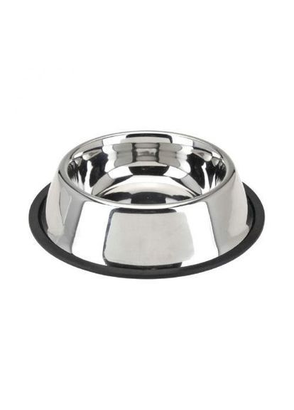 Миска SWI металлическая с резиновым ободком для собак, 1.4 л (*) Swastik Industries (362894302)