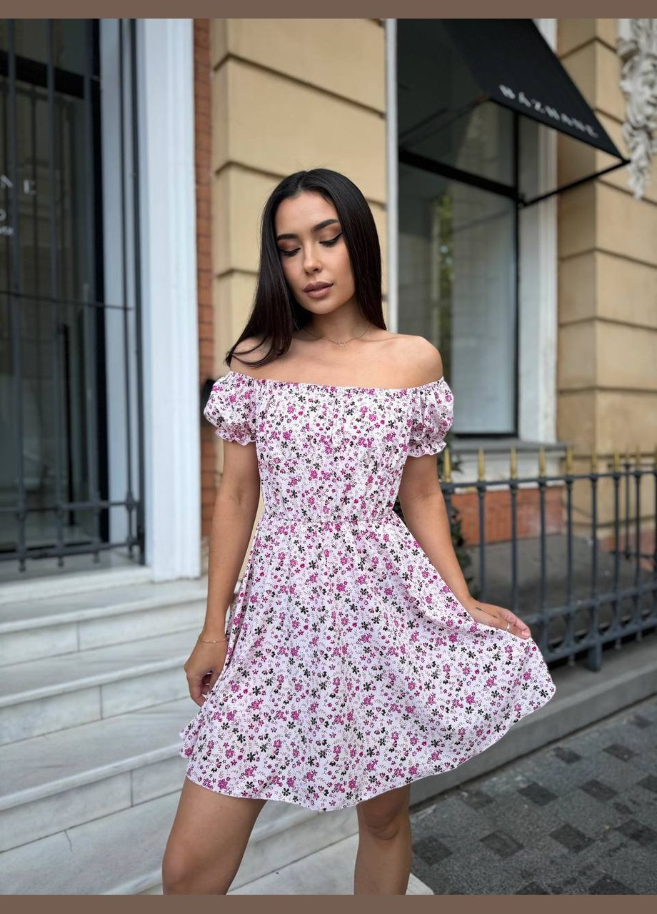 Белое праздничный, деловое, повседневный, кэжуал платье женское No Brand однотонное