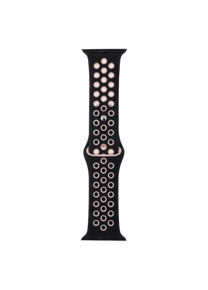 Ремешок для Apple Watch Band Silicone Nike + Protect Case 38 / 40mm Черно-Пудровый Anchor (340132494)