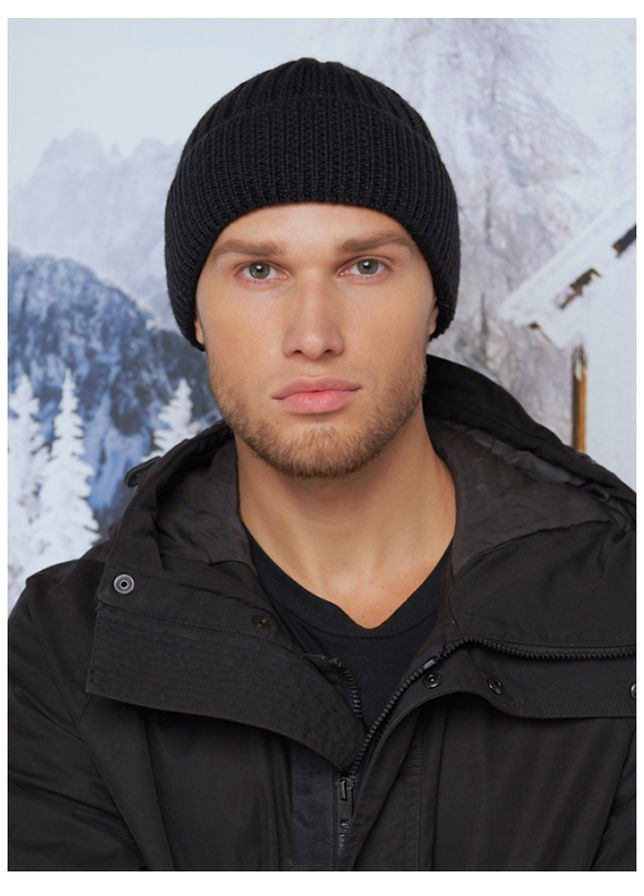 Шапка мужская вязаная на флисе Braxton Манон (307833680)