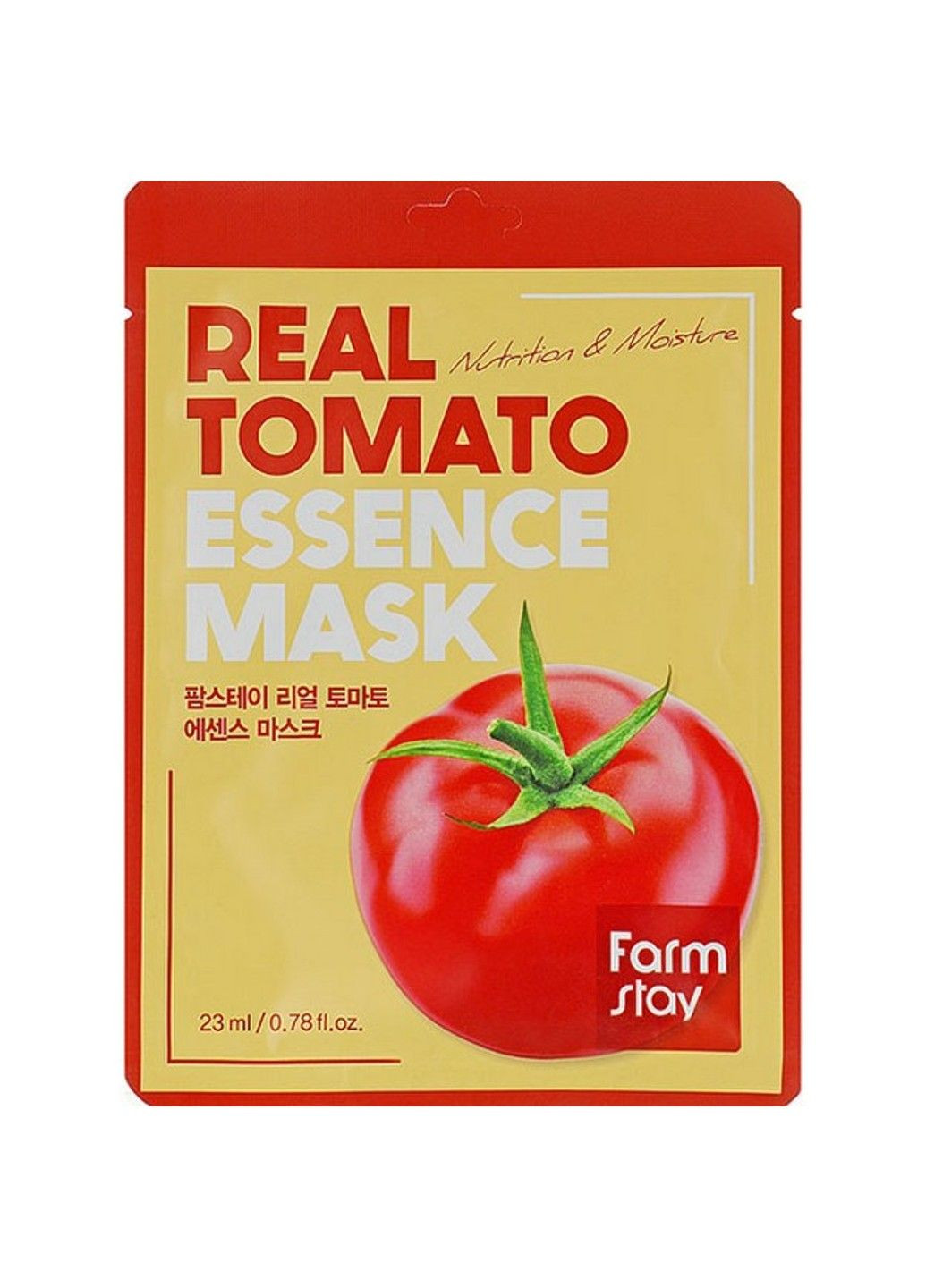Тканинна маска з екстрактом томату Real Tomato Essence Mask 23ml FarmStay (303633367)