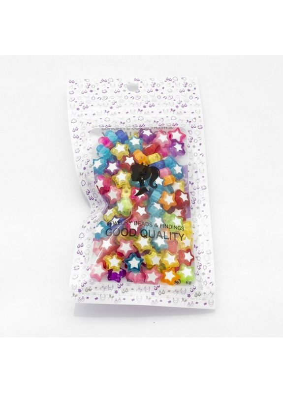 Декоративные бусинки для творчества Звёзды Dom Busin УТ100023889 в упаковке 120 шт Bambi (356347551)