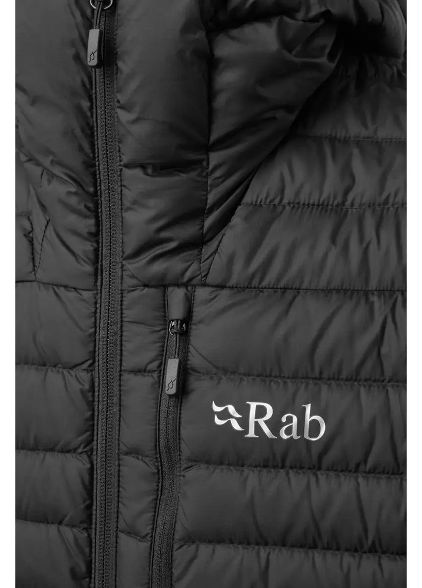 Чорна демісезонна куртка icrolight alpine jacket black Rab