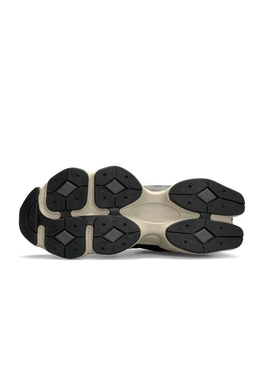Жіночі кросівки Black Beige No Brand 9060 чорні демісезони (379454640)