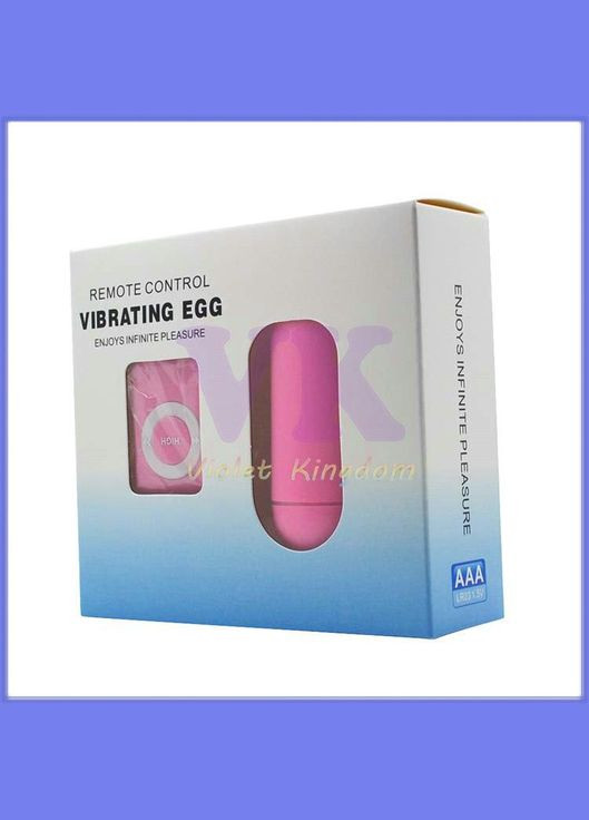 Жовте віброяйце з вагінальним лубрикантом і пультом управління No Brand (340914749)