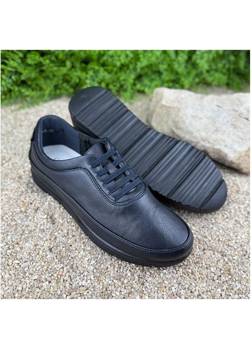 Жіночі мокасини шкіряні Е-002037-5 Темно-сині Kadisailun (339768360)