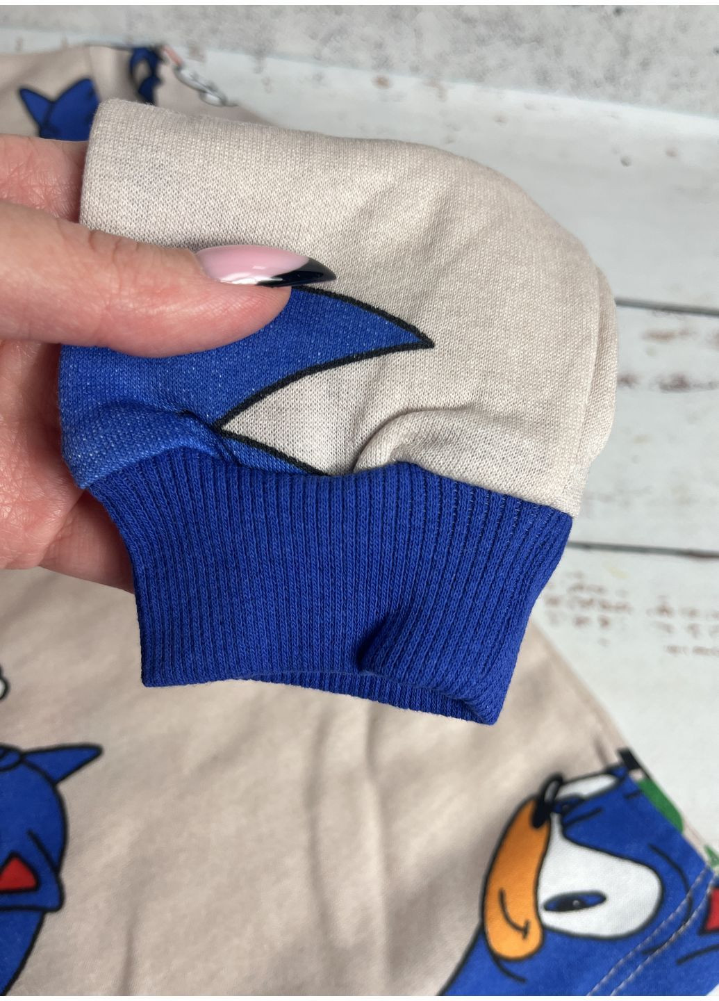 Бежева піжама дитяча на хлопчика бежевий (1224) світшот + брюки CITCIT