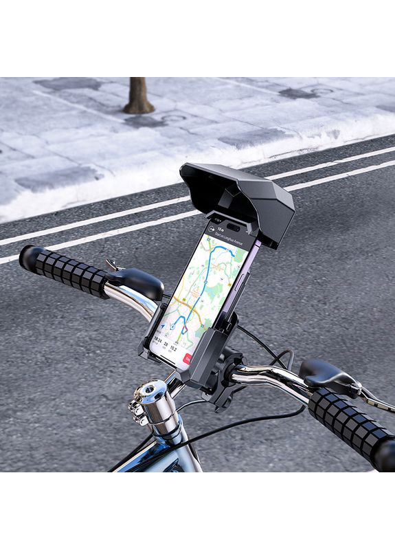 Велотримач для телефона bicycle motorcycle universal holder (6942007614450) Hoco H31 Wild Wolf (372685347)