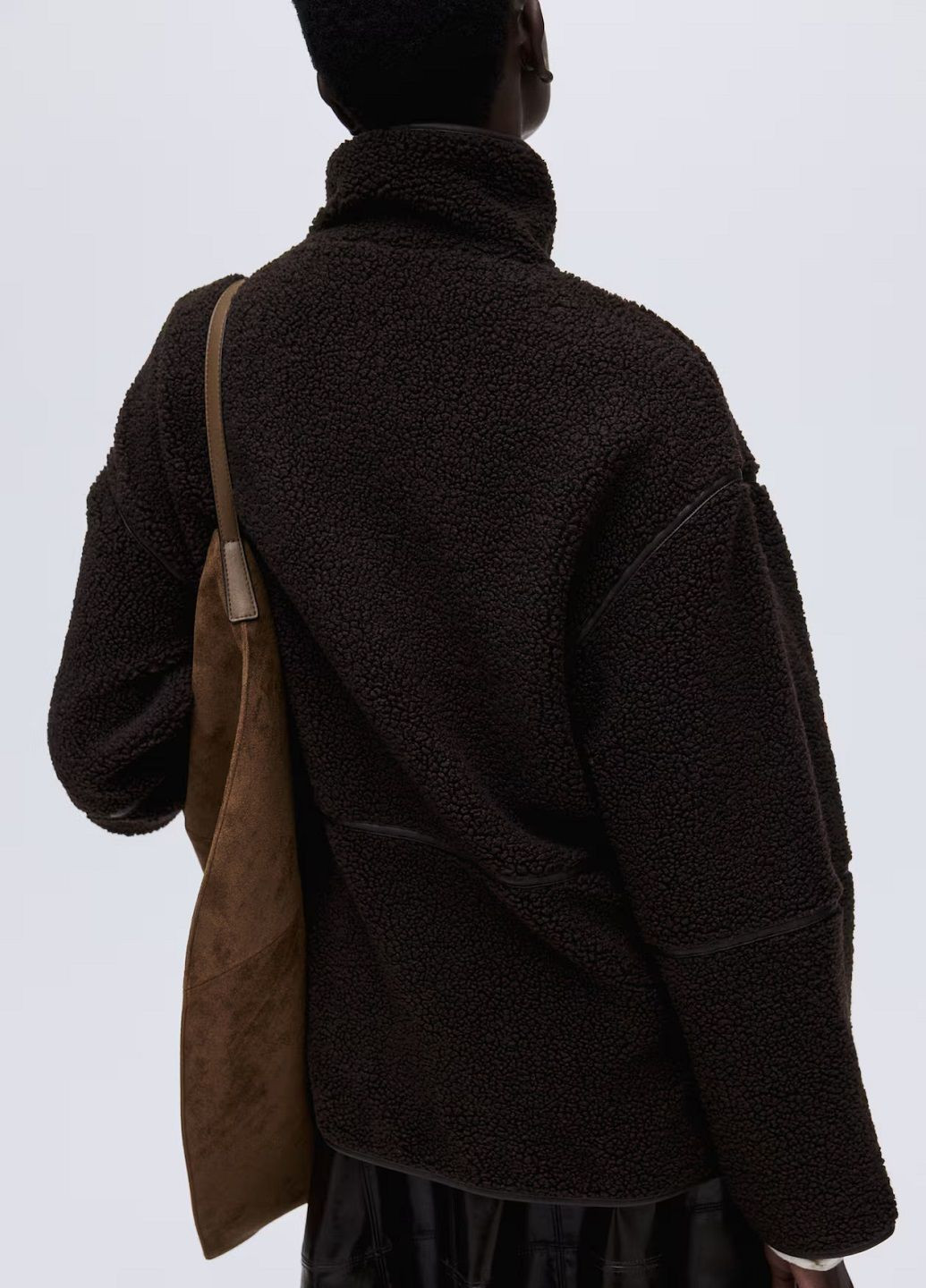 Темно-коричневая демисезонная куртка H&M