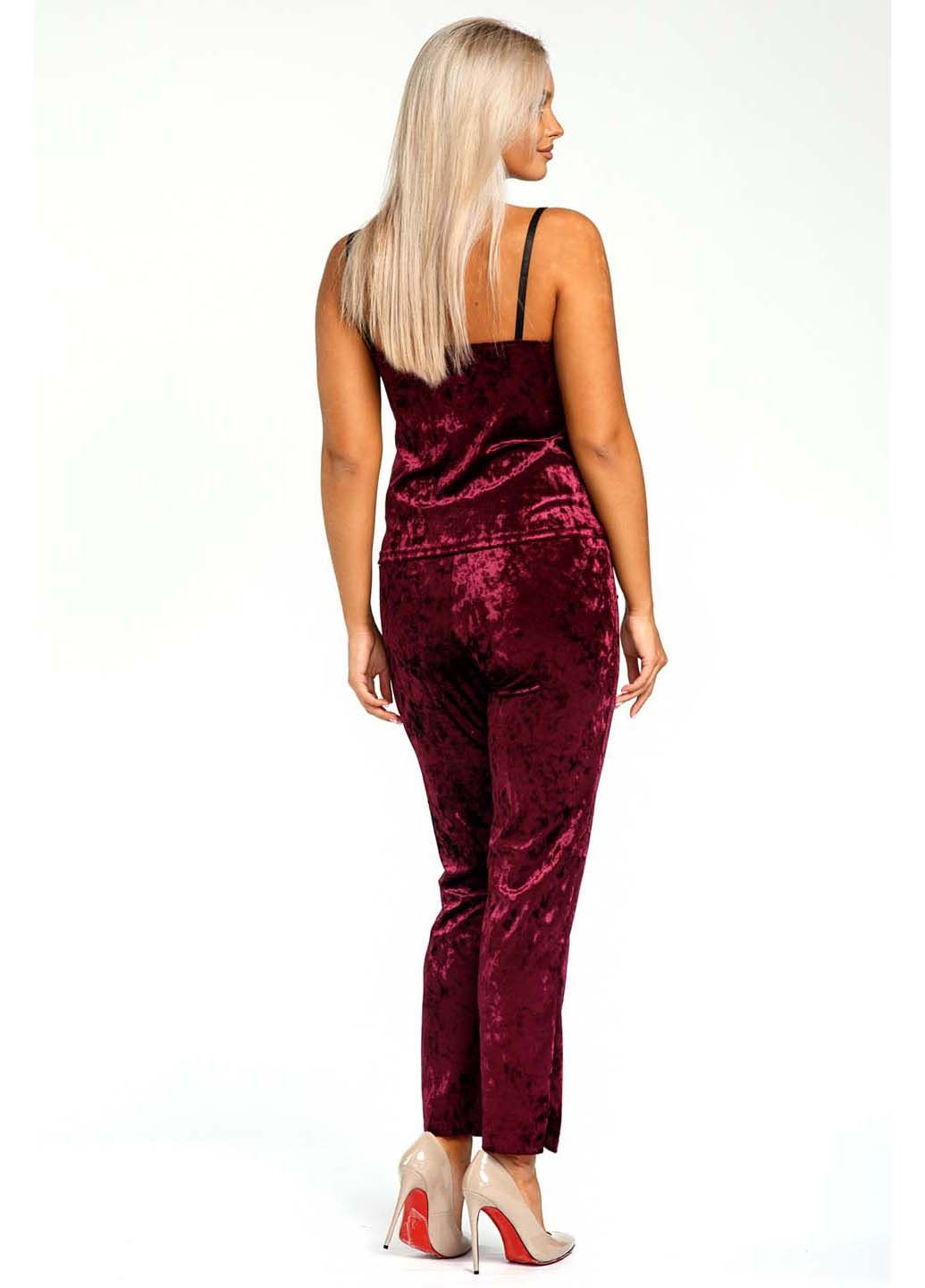 Темно-бордовая пижамный комплект Ghazel