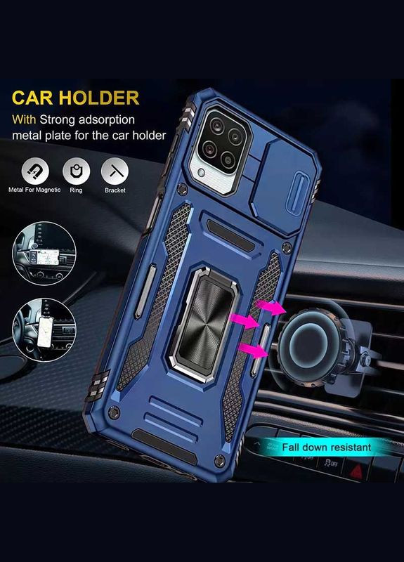 Ударопрочный чехол Camshield Army Ring для Samsung Galaxy M53 5G Navy Blue No Brand (344464941)