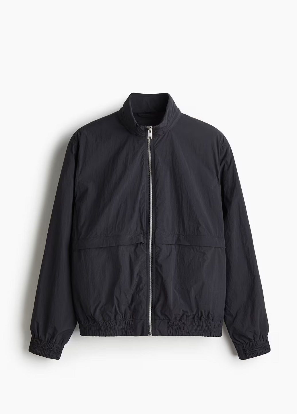 Черная демисезонная ветровка H&M