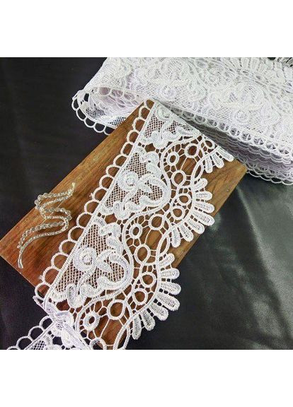 Мереживо макраме 11 см (13 м) колір-білий (46-D22884-1) Plus-plus (352749876)